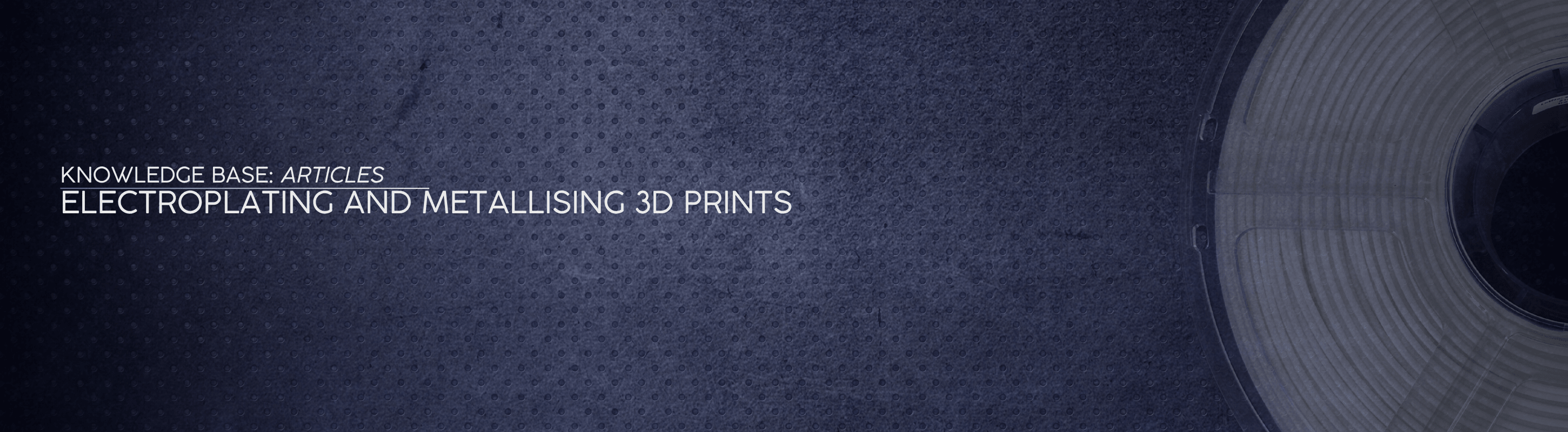 Electroplating and Metallising 3D Prints - OzFDM