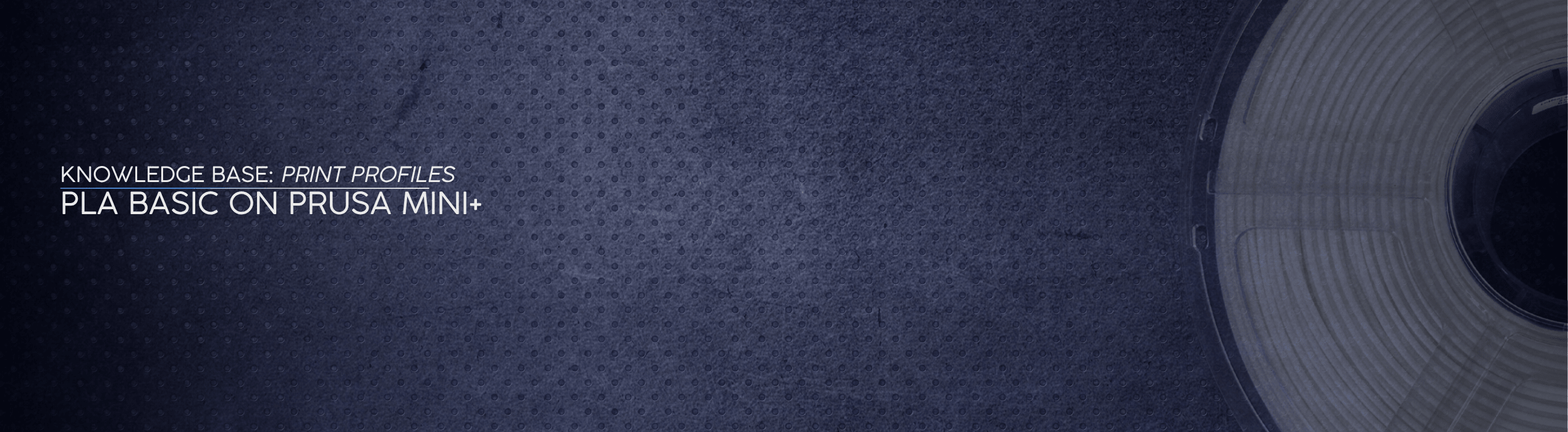 PLA Basic on Prusa MINI+ - OzFDM