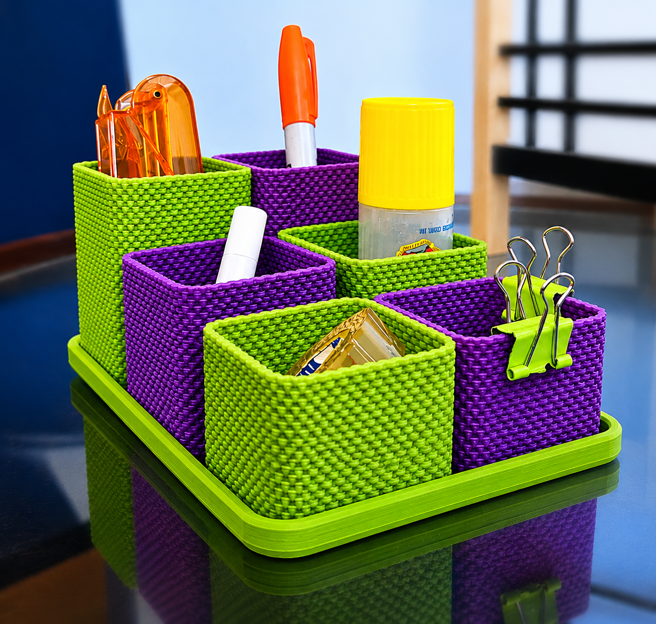 CoreGrid RippleMesh Desk Organiser Set - OzFDM