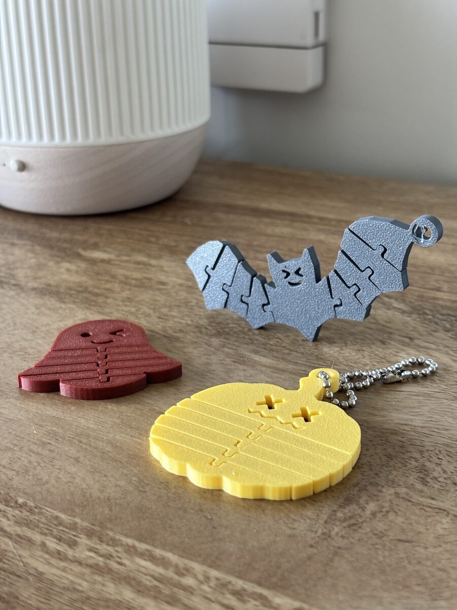 Spookyflex Trio | Halloween Flexi Keychains Bundle - 3 In 1 - OzFDM