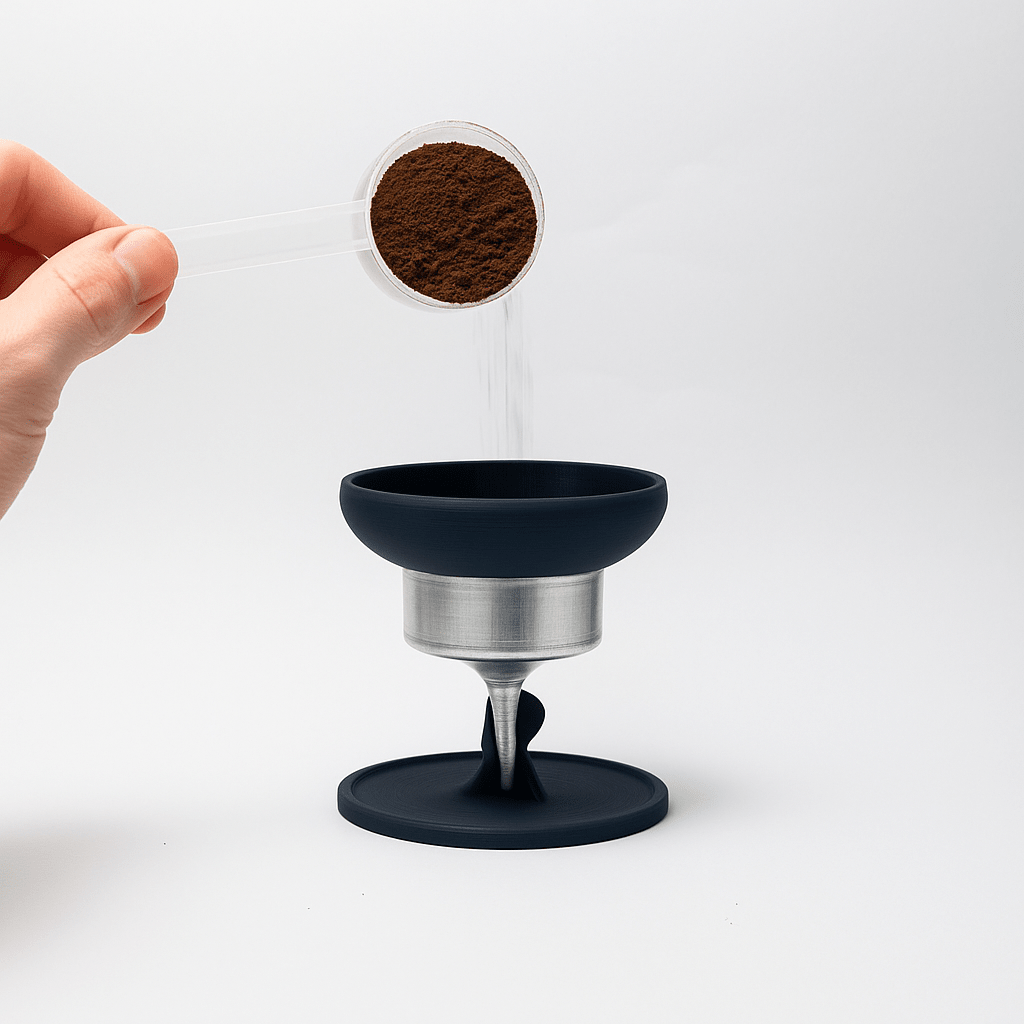 Moka Pot Dosing Funnel and Stand Kit for Bialetti - OzFDM