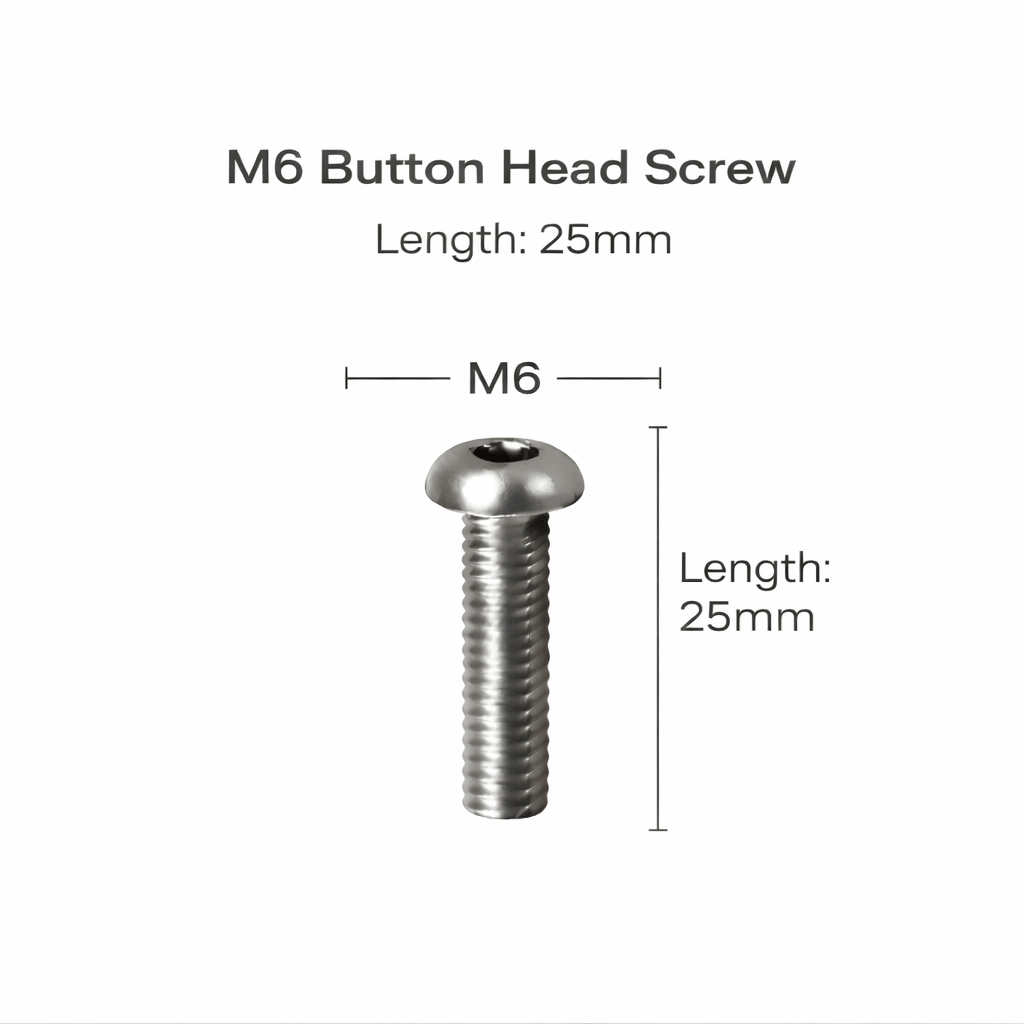 Button Head Socket Screws – Stainless Steel (M3–M8) - OzFDM