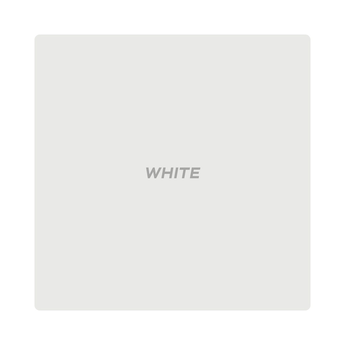PolyPropylene colour swatch: White