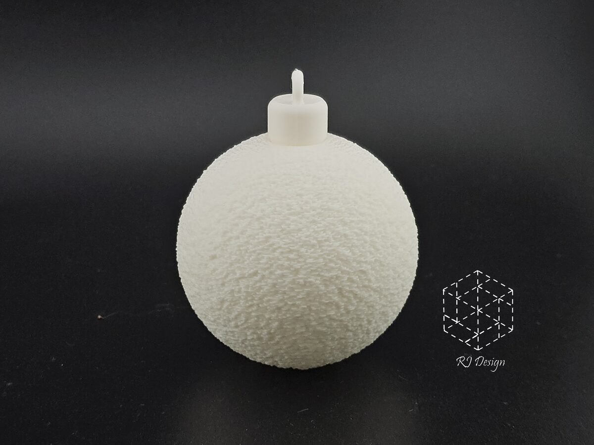 4 Bauble Set (Dotted, Spiral, Lattice, Fuzzy Skin)