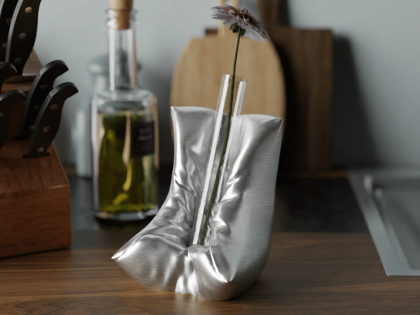Blossoming Cushion for a Bud Vase