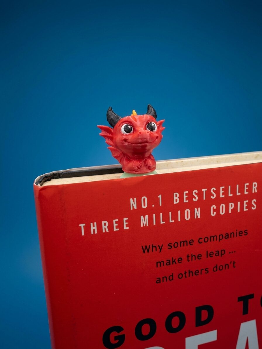 3D Dragon Bookmark