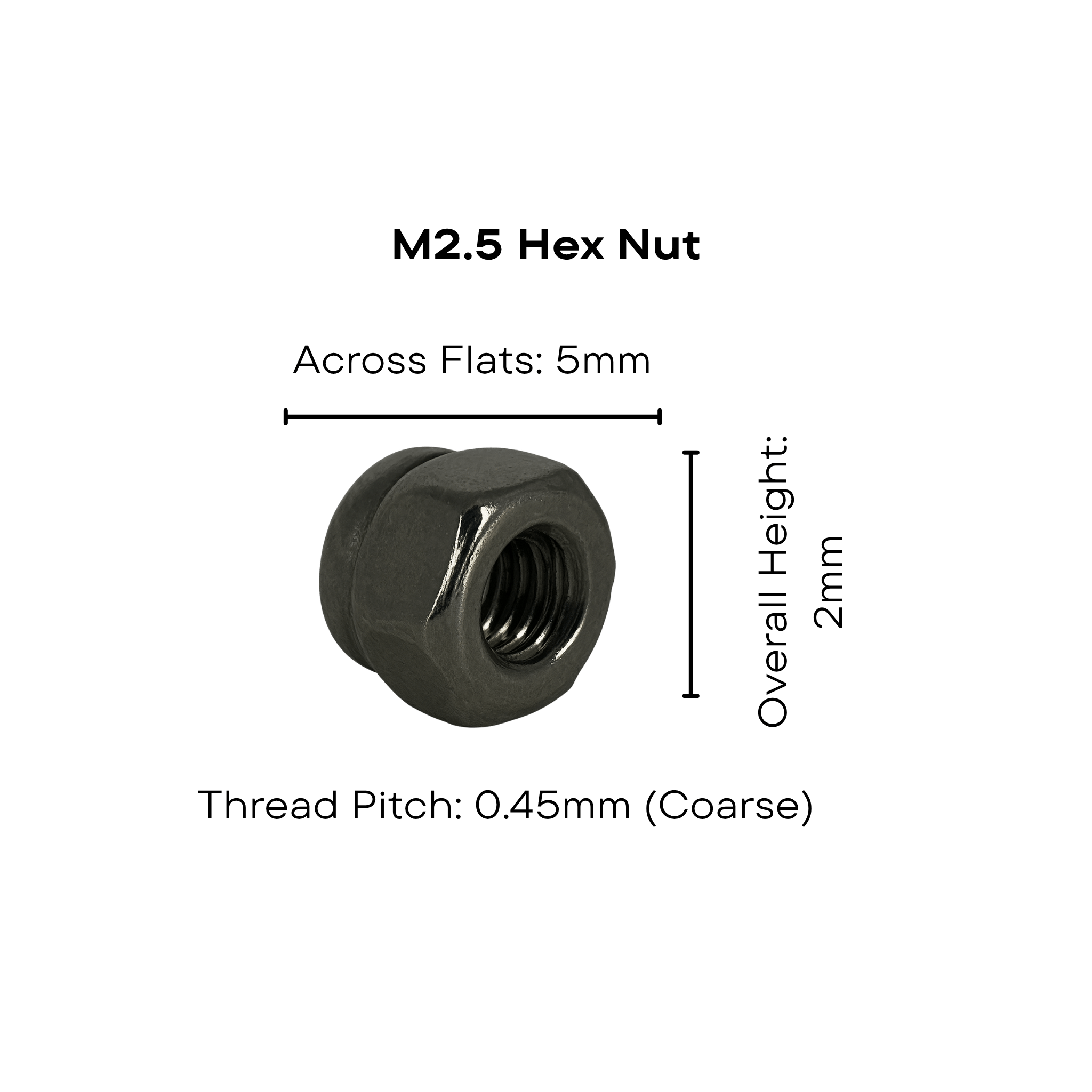 Stainless Steel Self - Locking Nyloc Nuts Metric M2 - M6 - OzFDM