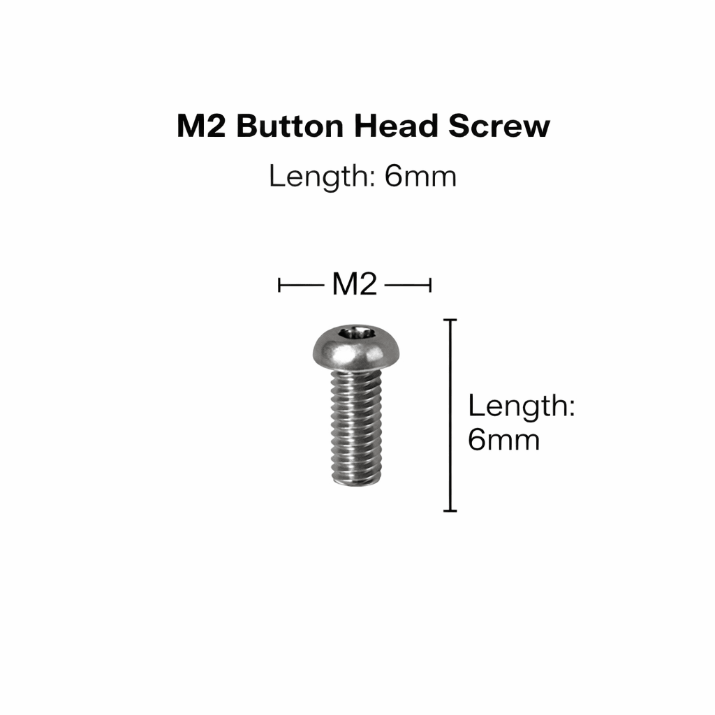 Button Head Socket Screws – Stainless Steel (M3–M8) - OzFDM