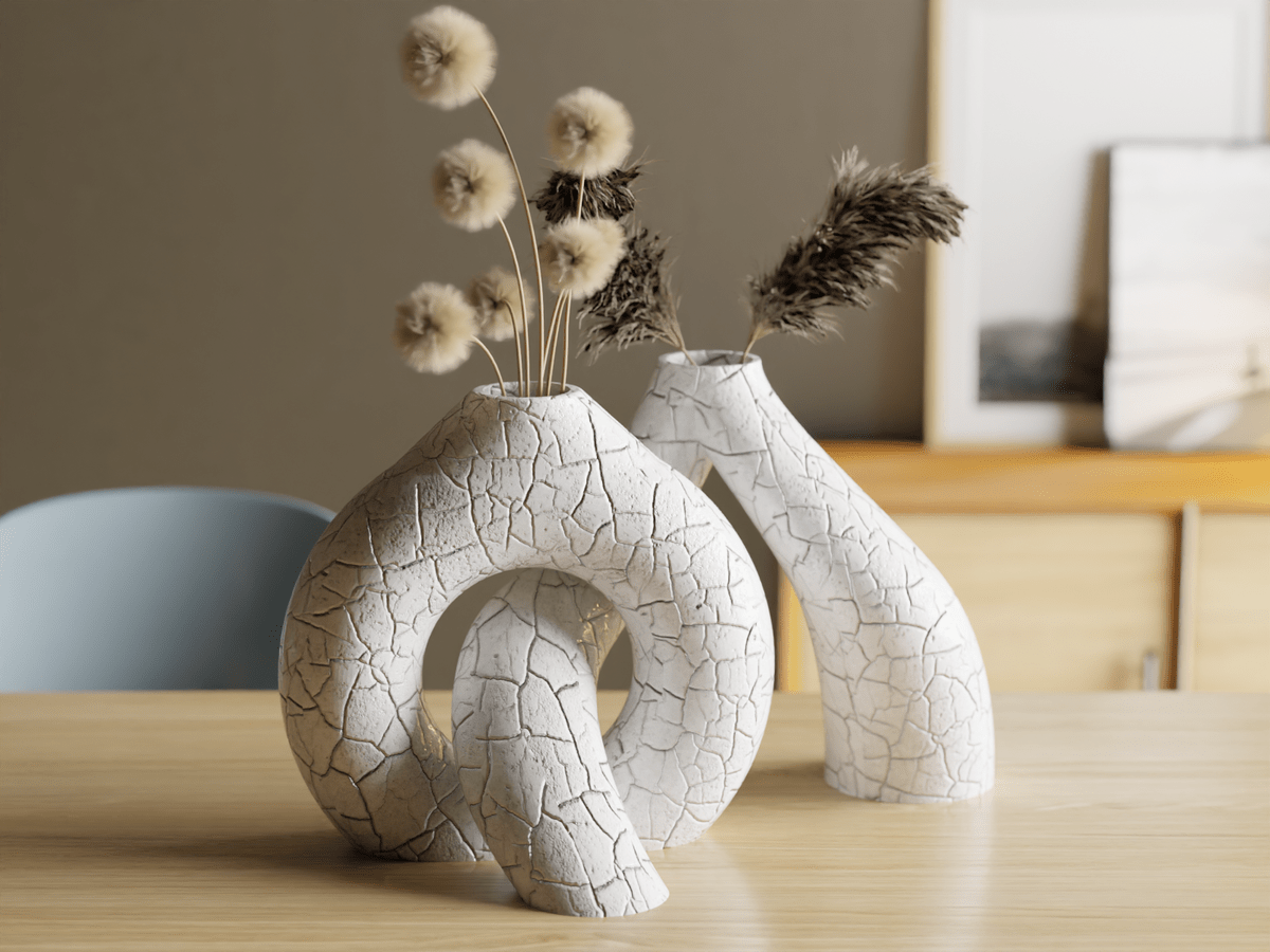 Interlocking Toroidal Vases: A Minimalist Masterpiece - OzFDM