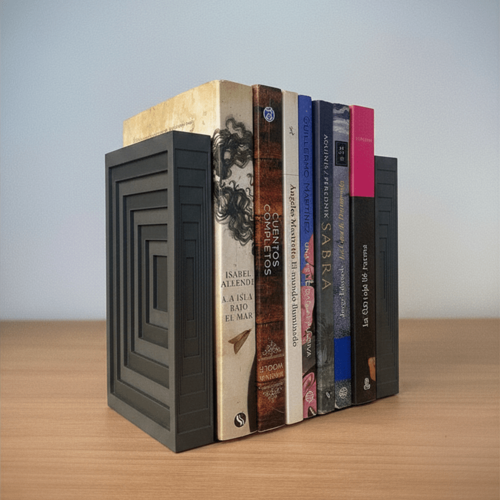 Art Deco Topographic Bookends - OzFDM