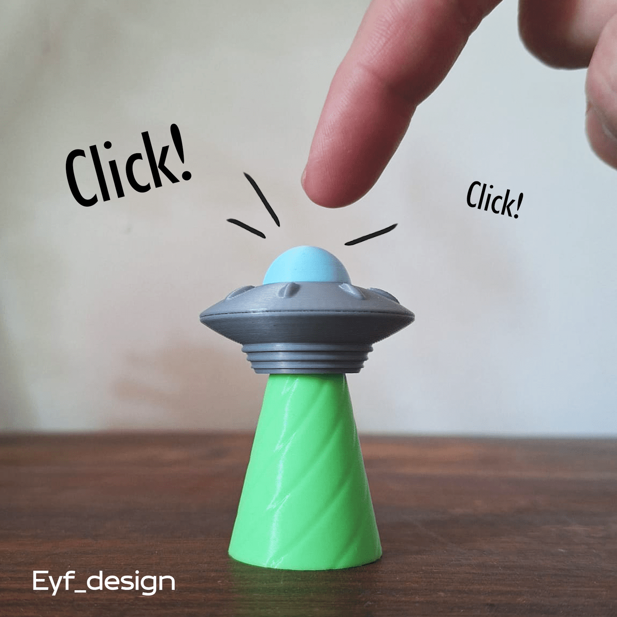Ufo Clicker Fidet Toy - OzFDM