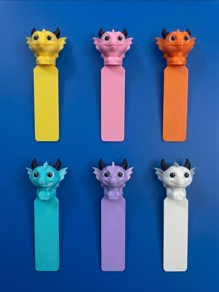 3D Dragon Bookmark