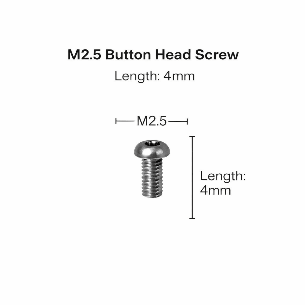 Button Head Socket Screws – Stainless Steel (M3–M8) - OzFDM