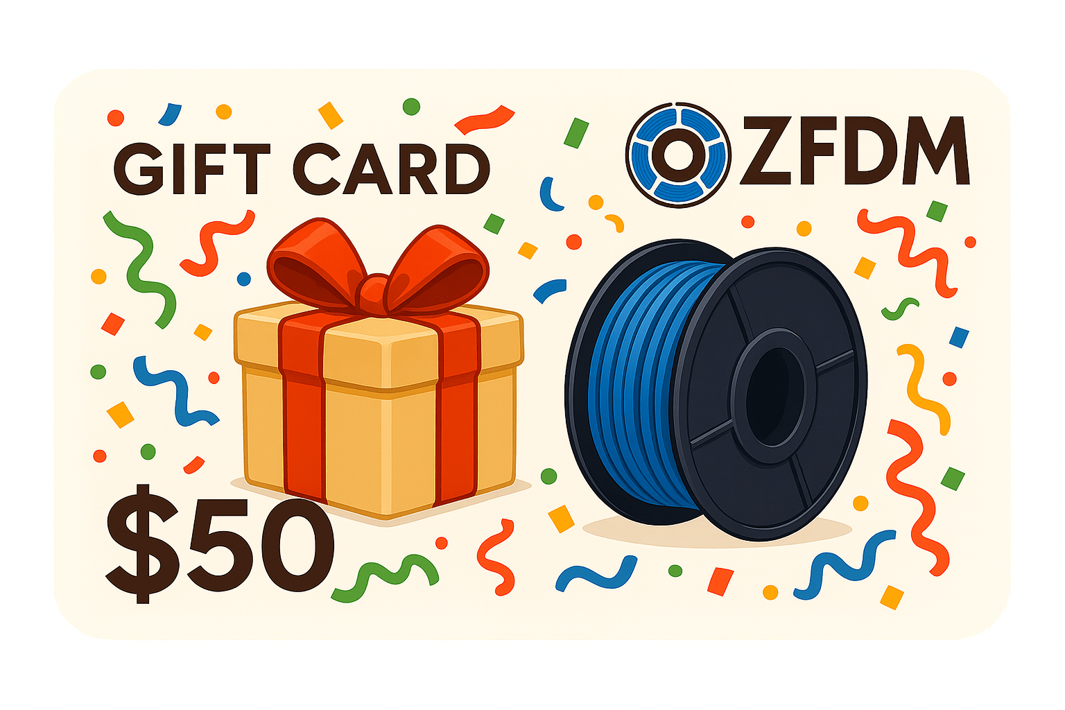 OzFDM Gift Card - The Gift of Creation - OzFDM