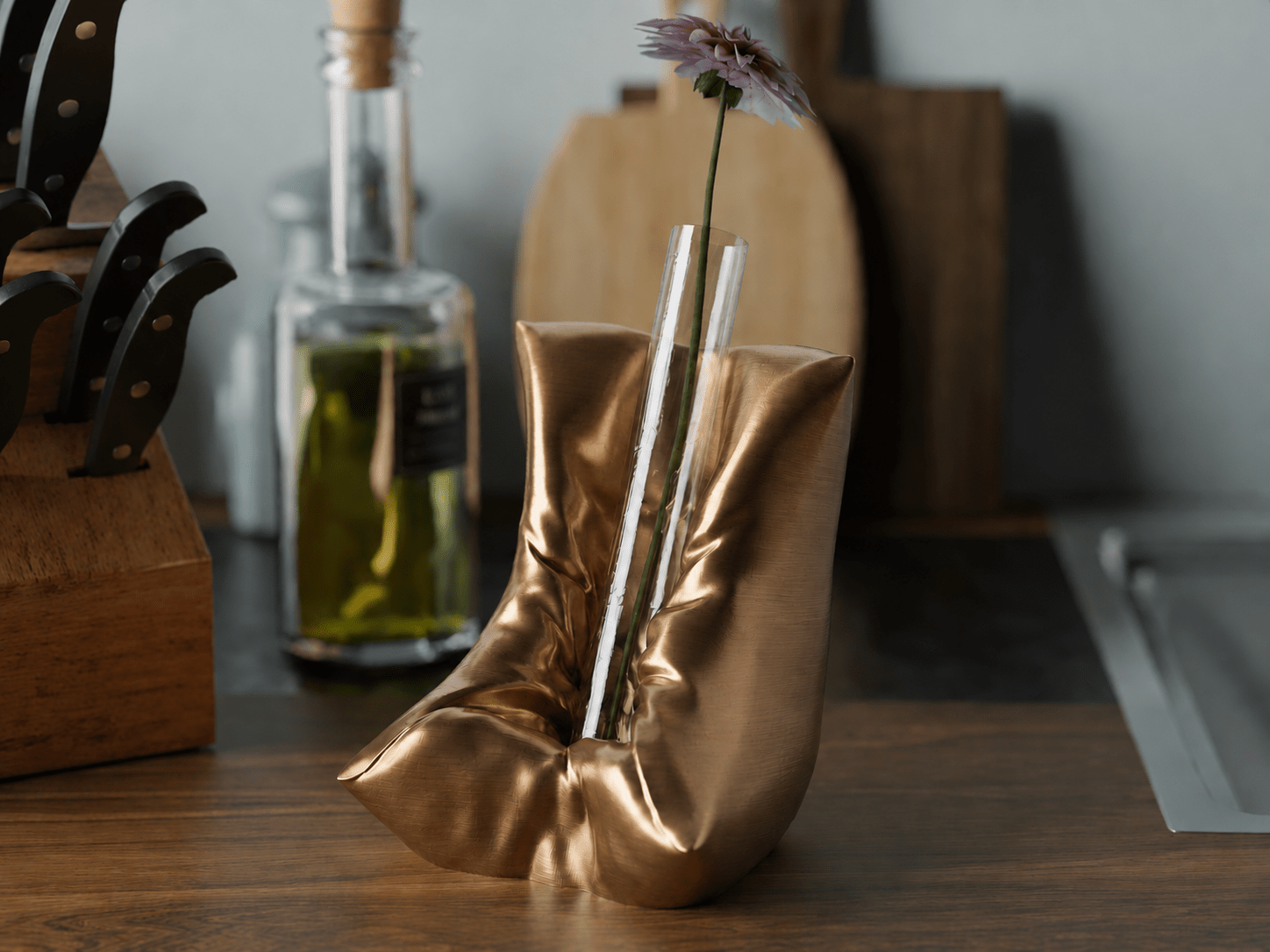 Blossoming Cushion for a Bud Vase