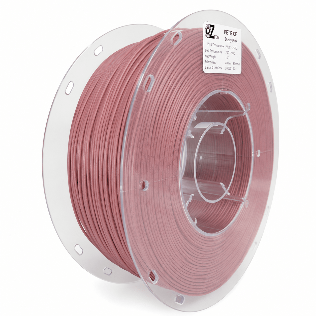 1.75 mm PETG-CF Filament - 1 KG - OzFDM
