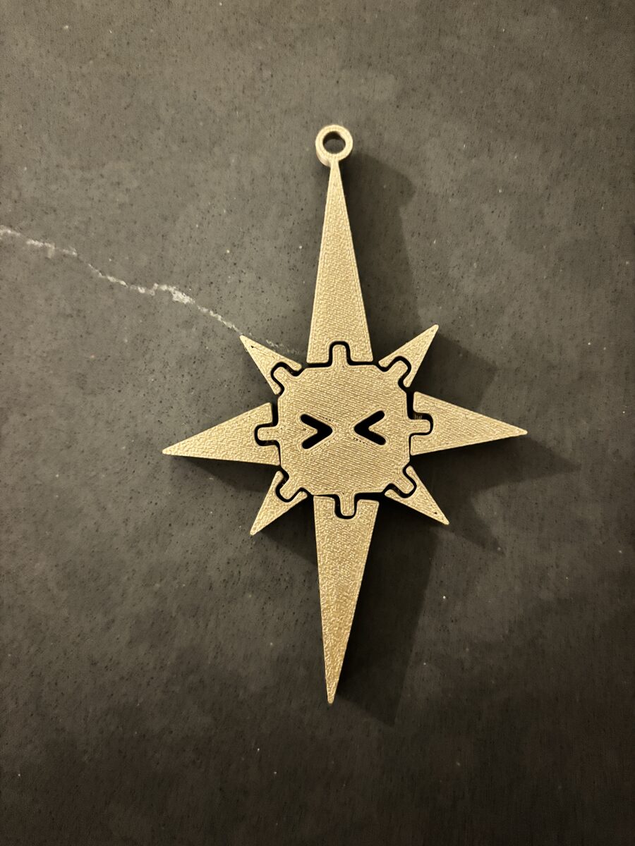 Starflex | Flexi Christmas Star Ornament Keychain