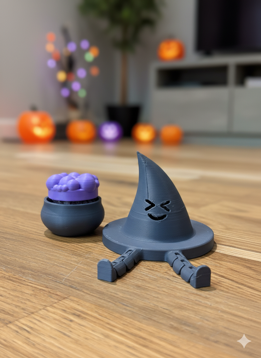 Booflex I – Witch Hat With Dangling Legs