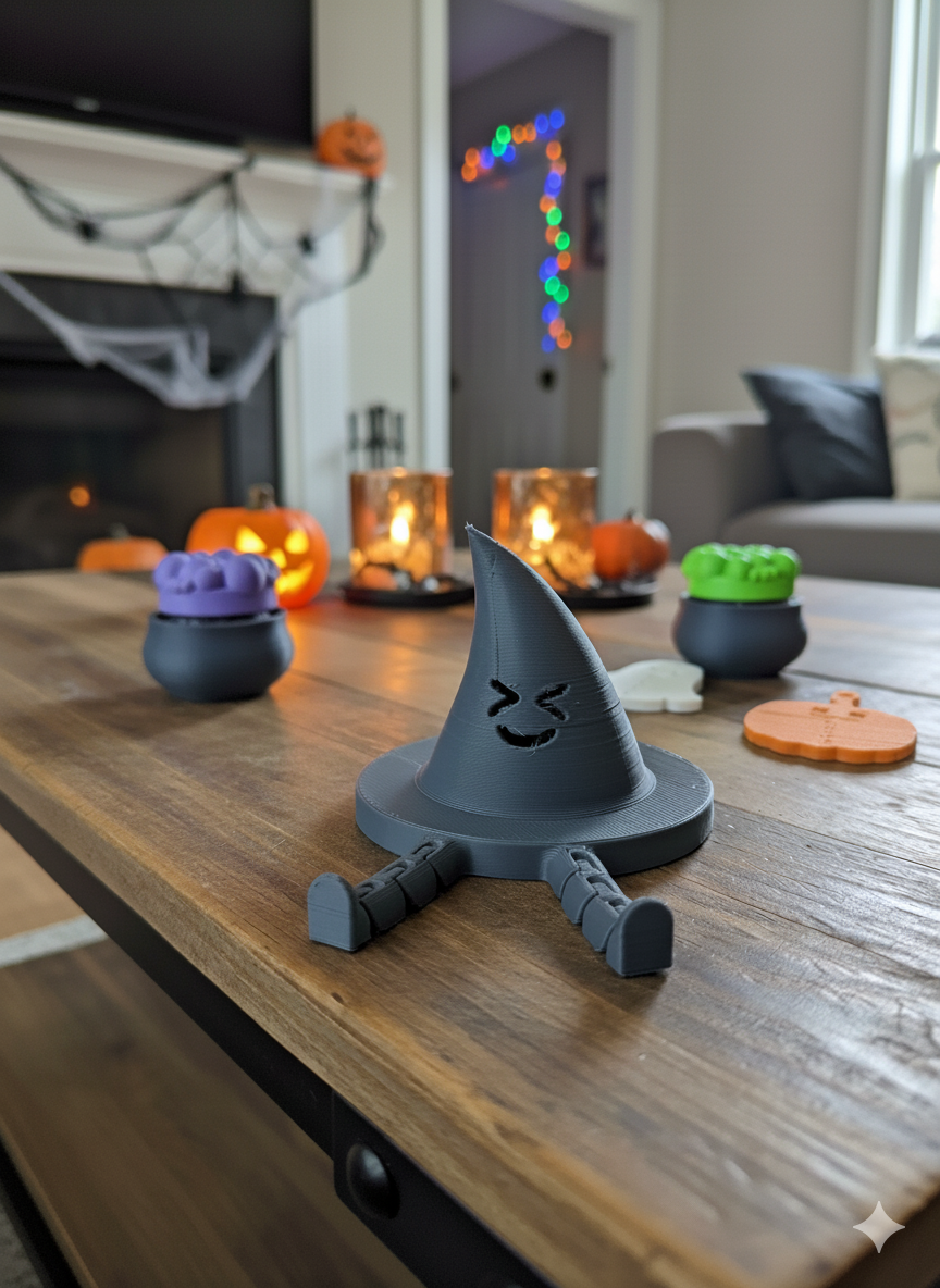 Booflex I – Witch Hat With Dangling Legs