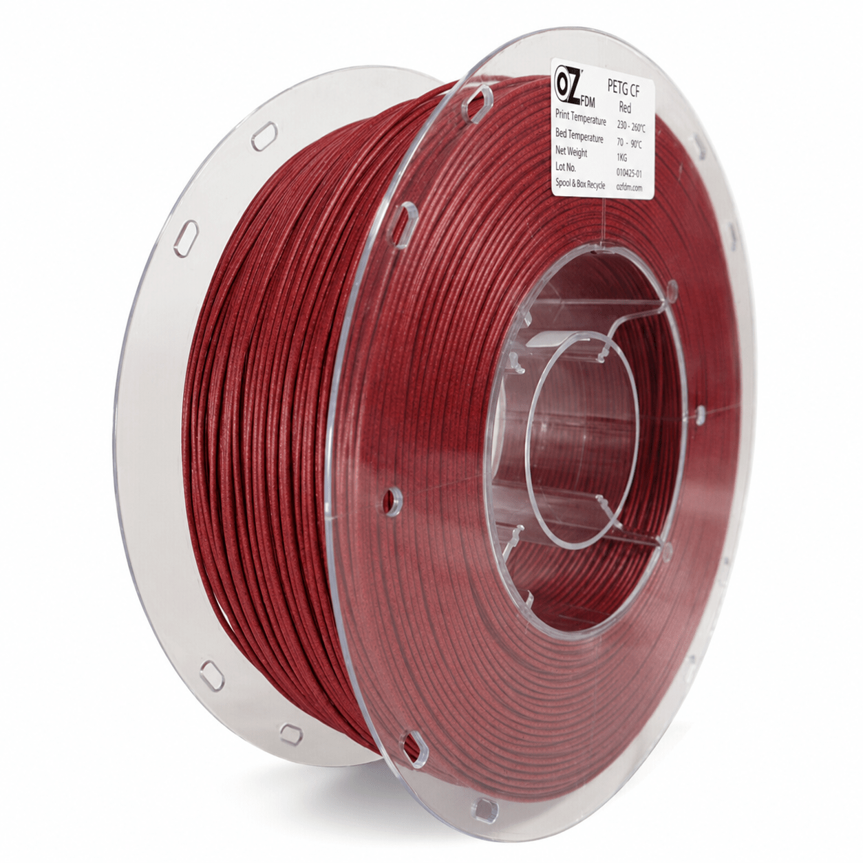 1.75 mm PETG-CF Filament - 1 KG - OzFDM