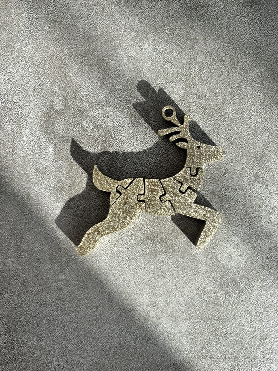 Rudoflex | Flexi Reindeer Keychain Christmas Ornament