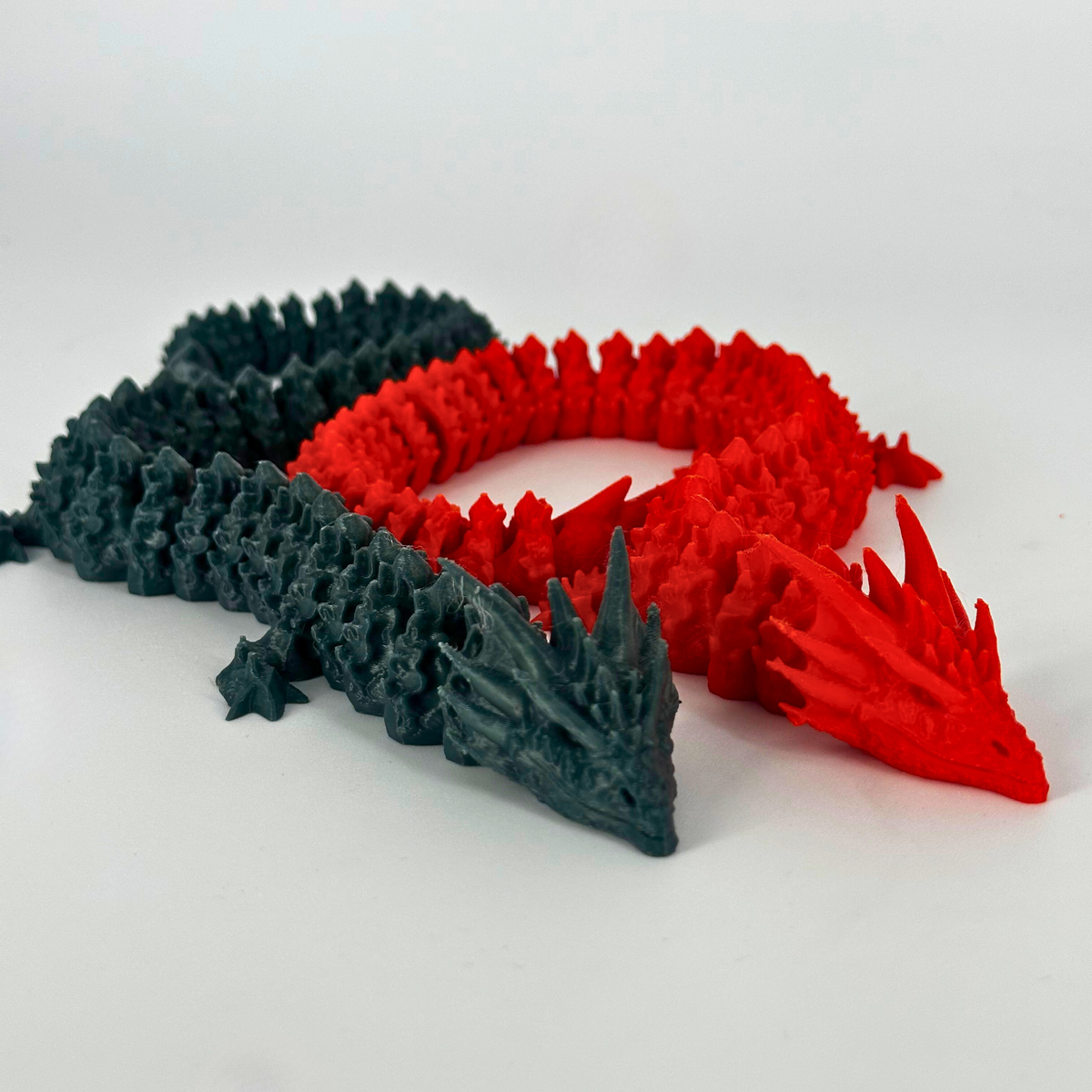 OzFDM ABS-HS in Red and Grey. 3D printed by Global3D