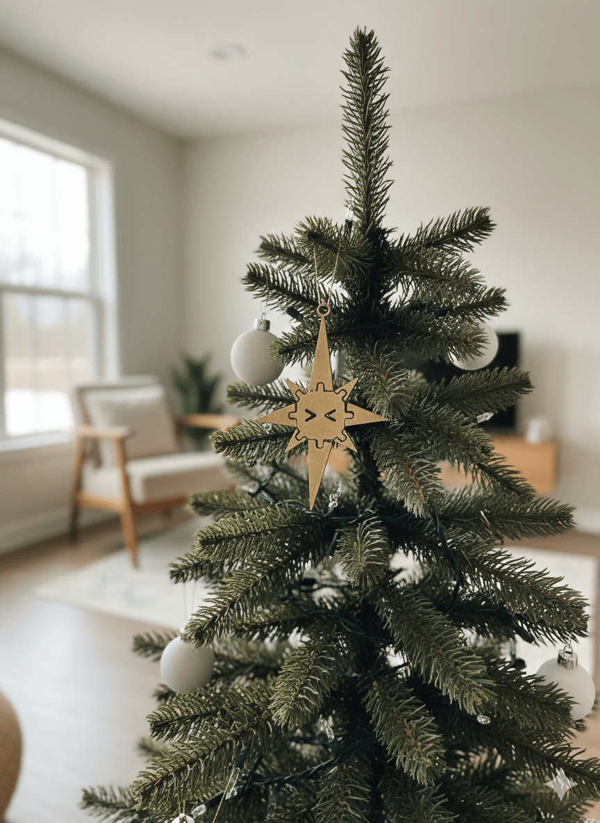Starflex | Flexi Christmas Star Ornament Keychain - OzFDM
