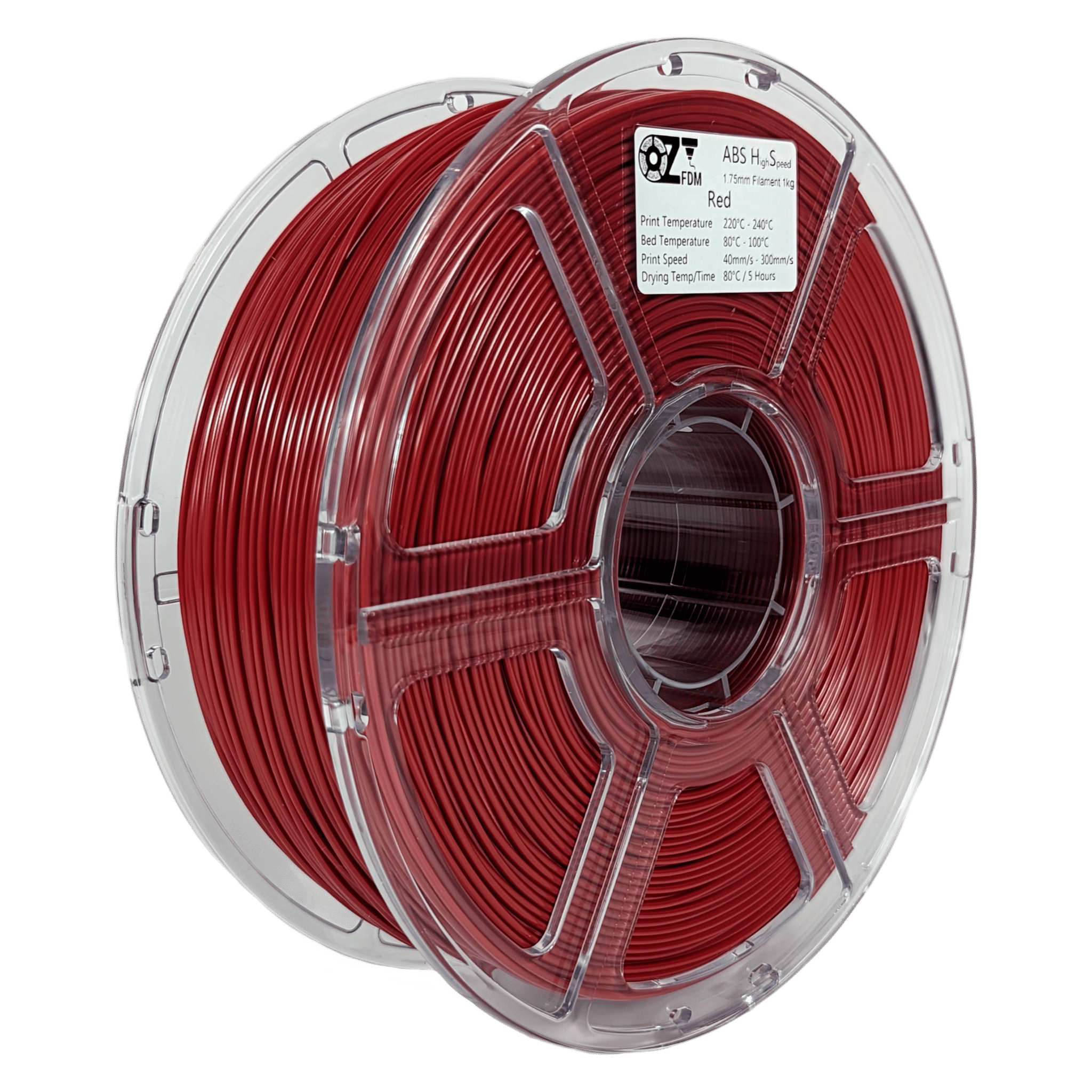 OzFDM ABS - HS (HighSpeed) 3D Printing Filament 1.75mm 1KG - OzFDM
