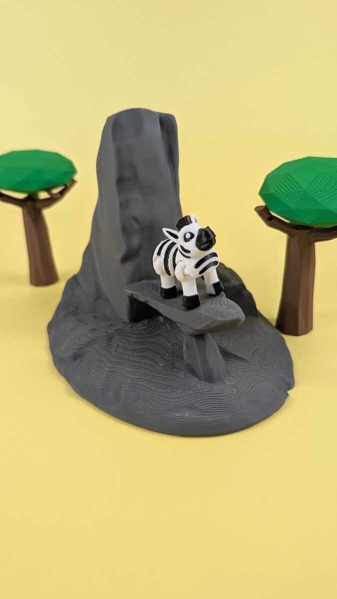 Zebra - Articulated Keychain Figure
