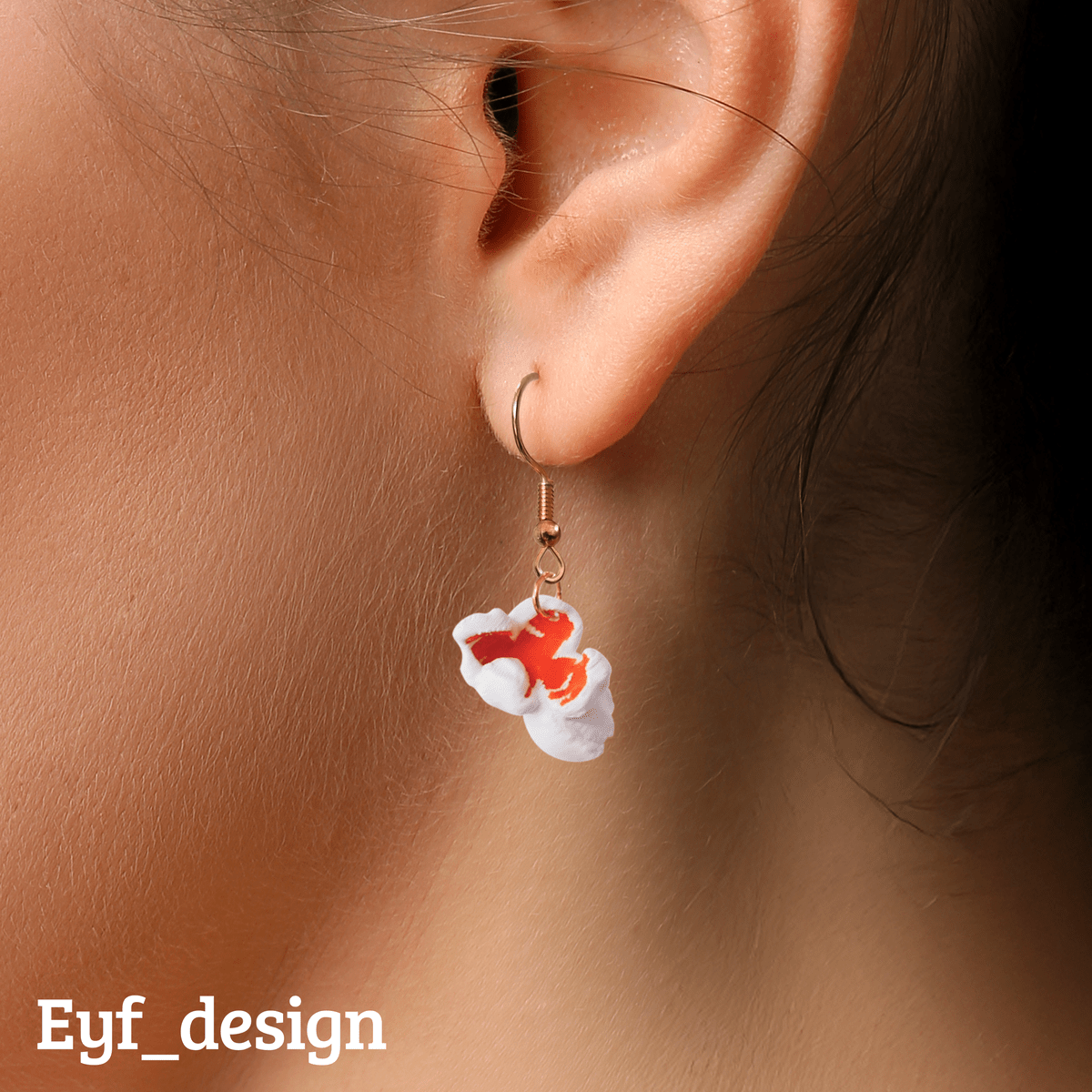 Popcorn Earring - Big - OzFDM