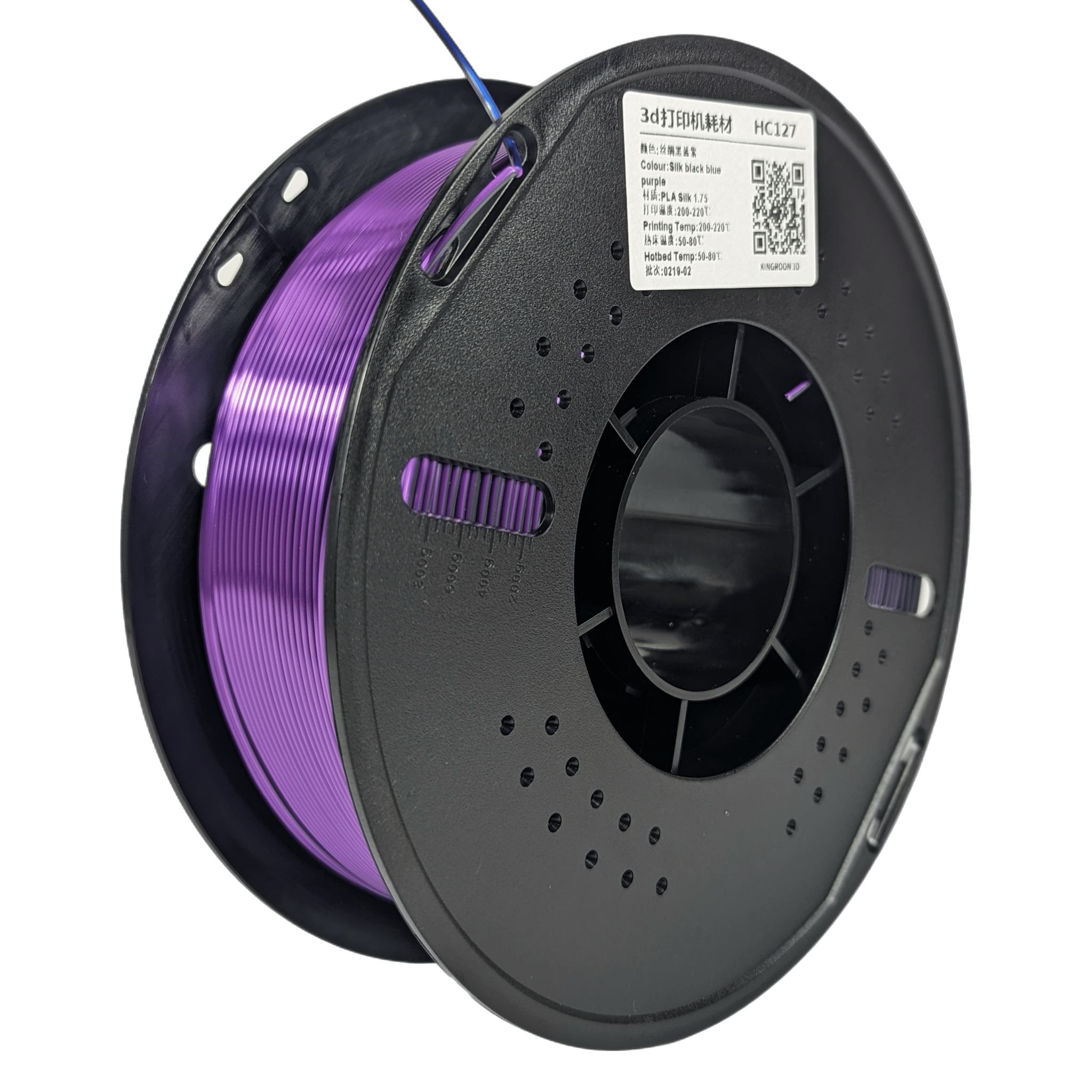 Kingroon Tri - Colour Silk PLA 3D Printing Filament 1.75mm 1KG - OzFDM