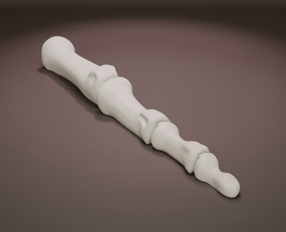Bone Finger - Articulated Keychain Toy - OzFDM