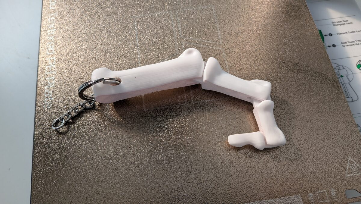 Bone Finger - Articulated Keychain Toy