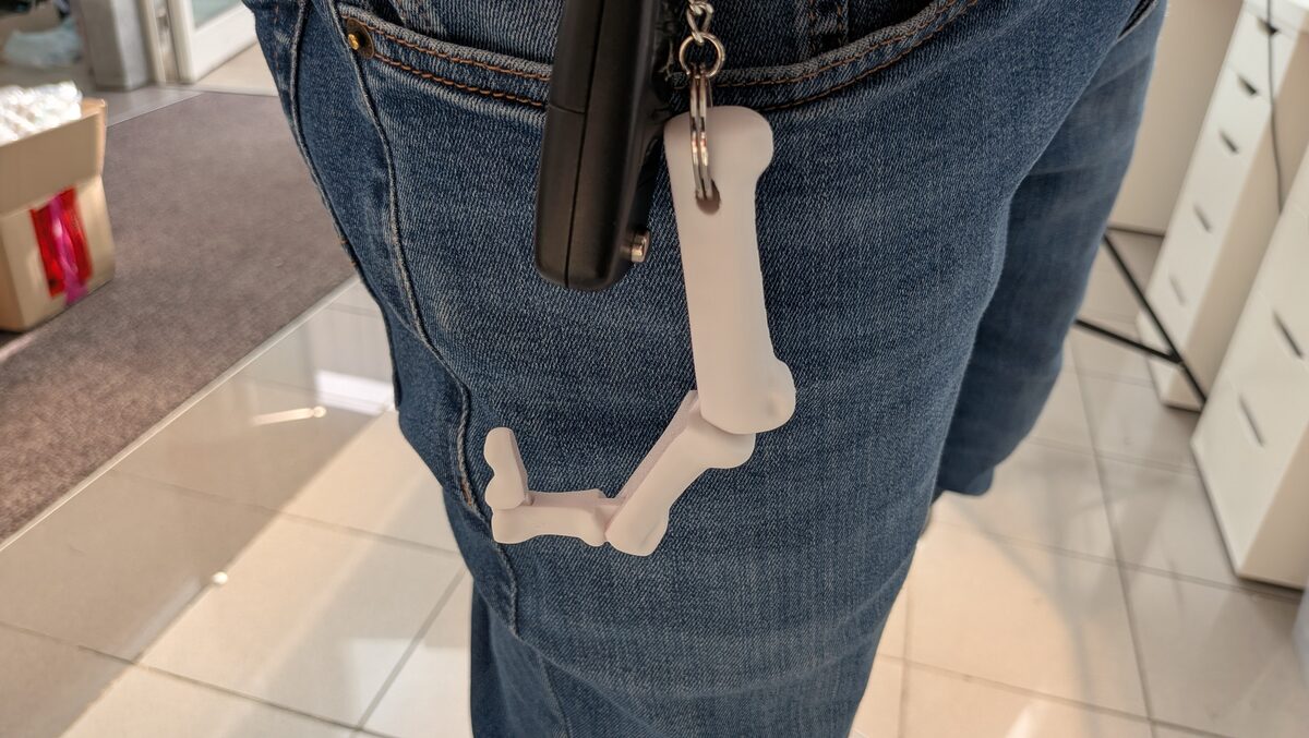 Bone Finger - Articulated Keychain Toy