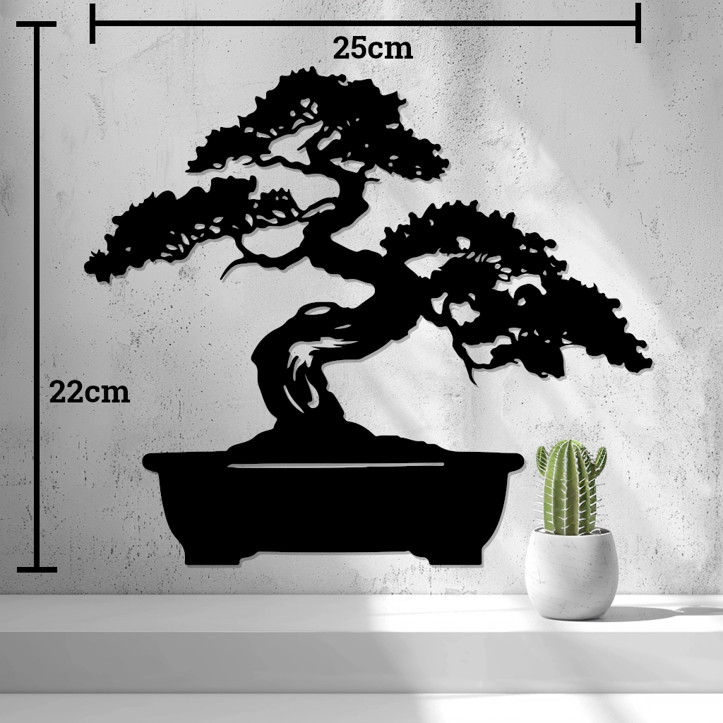 2d Bonsai Wall Art