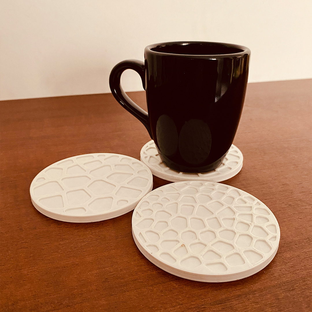 Voronoi Coasters