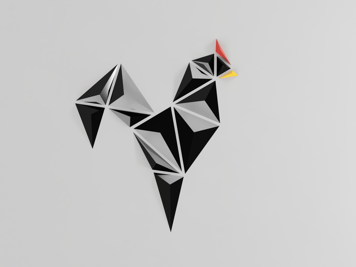 Minimalist Rooster Wall Art - OzFDM