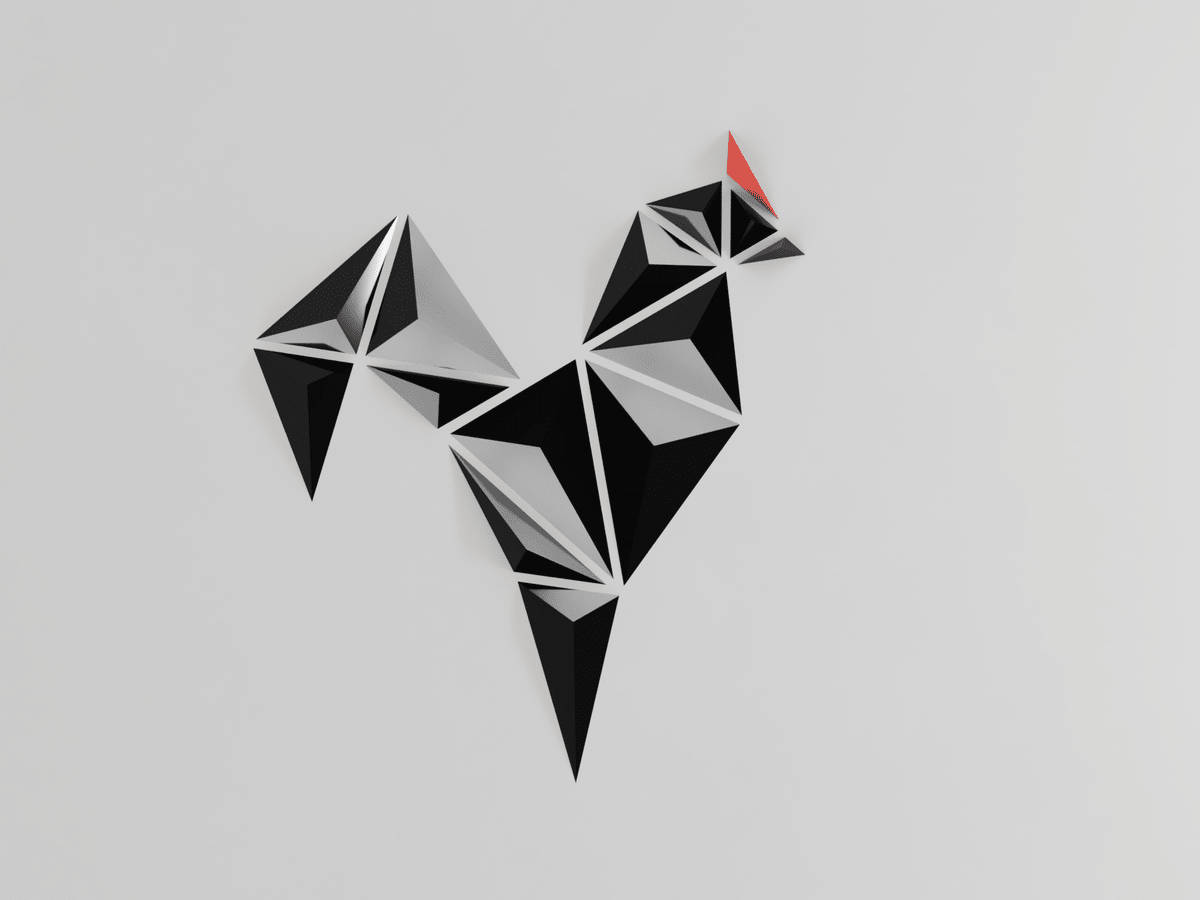 Minimalist Rooster Wall Art - OzFDM