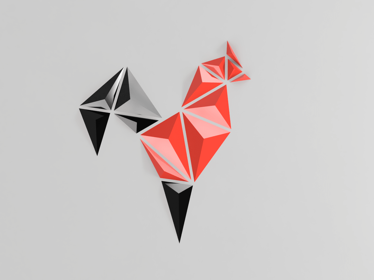 Minimalist Rooster Wall Art - OzFDM