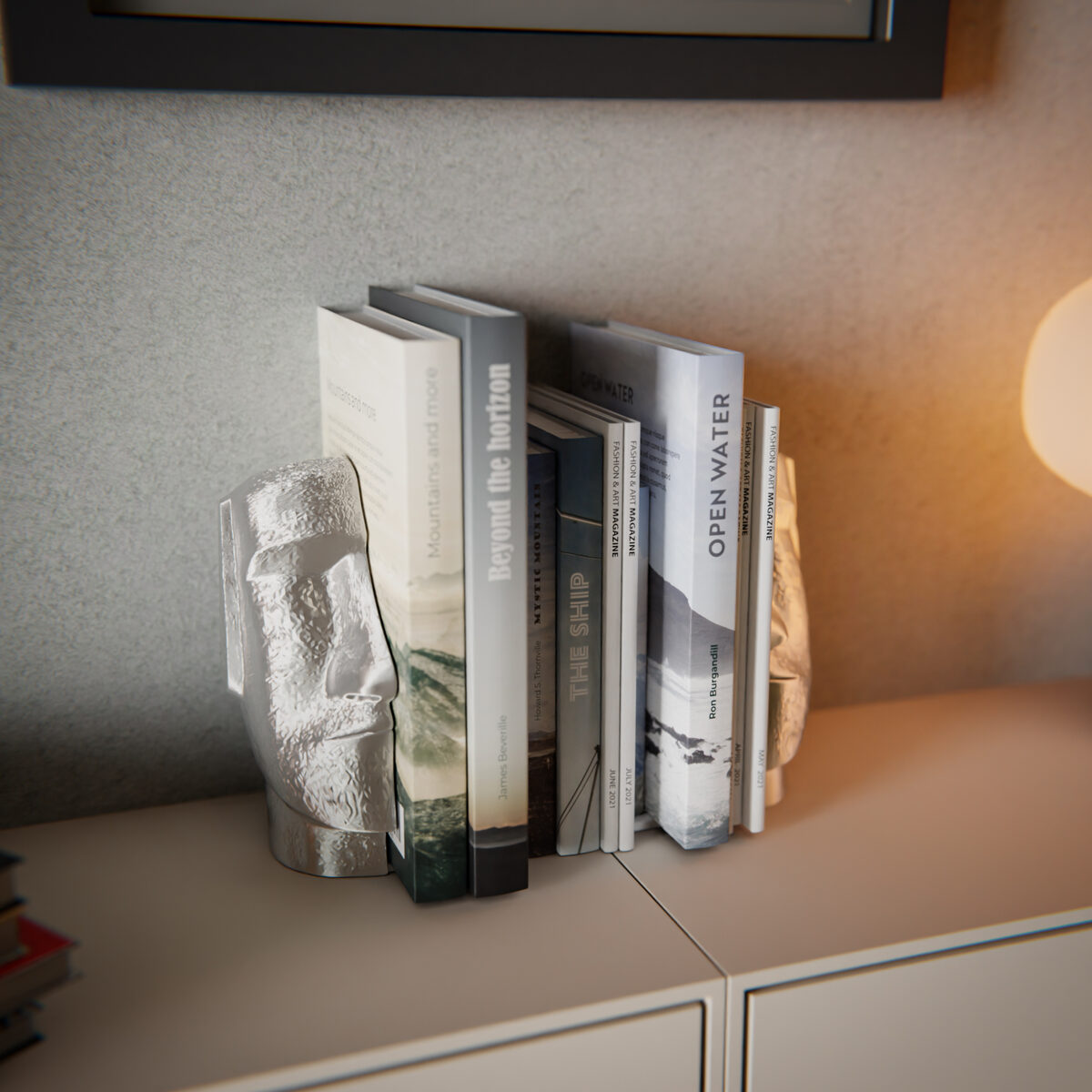 Moai Bookend