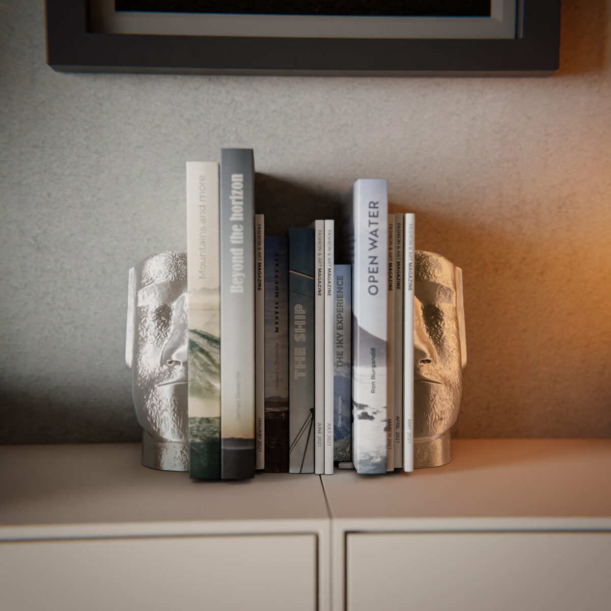 Moai Bookend