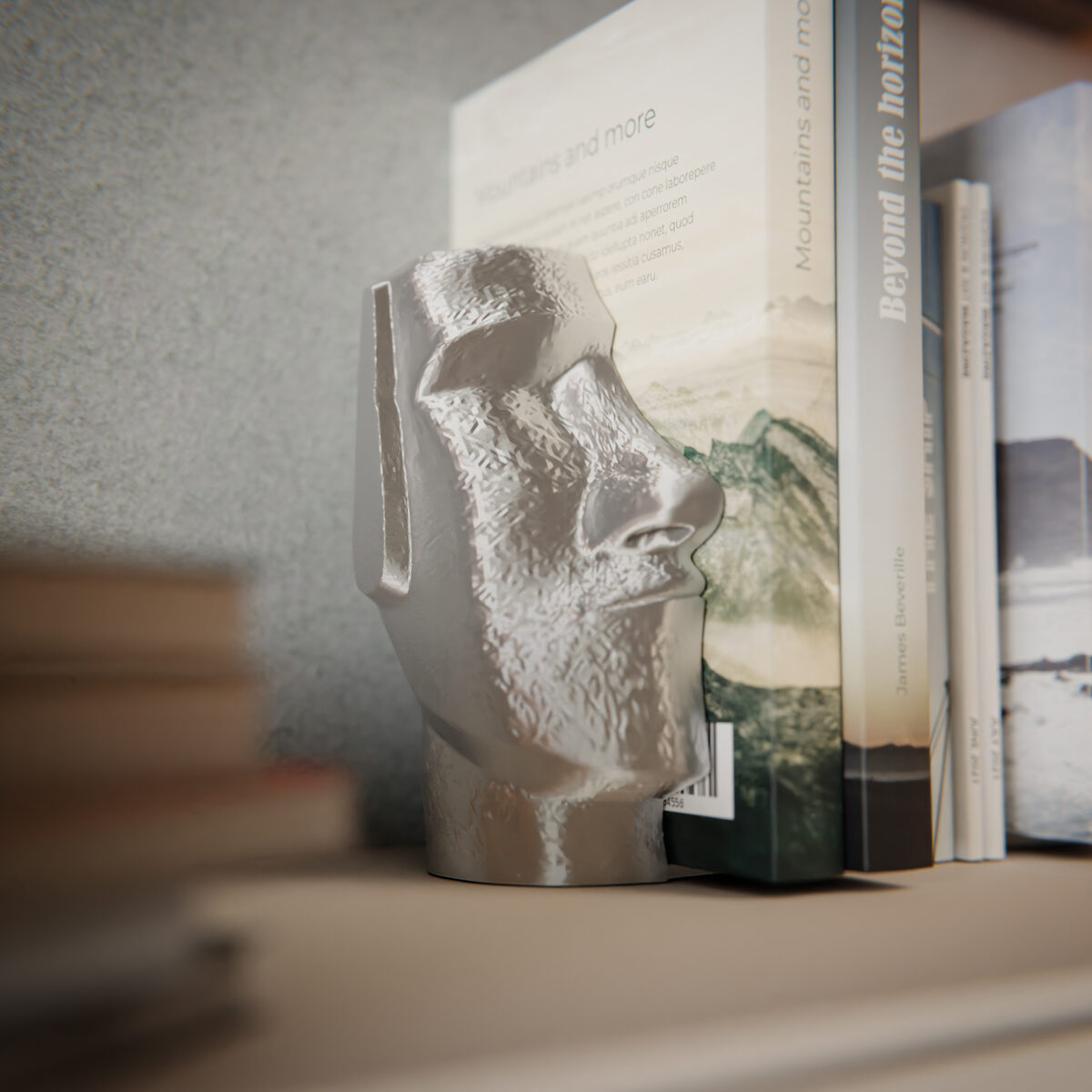 Moai Bookend