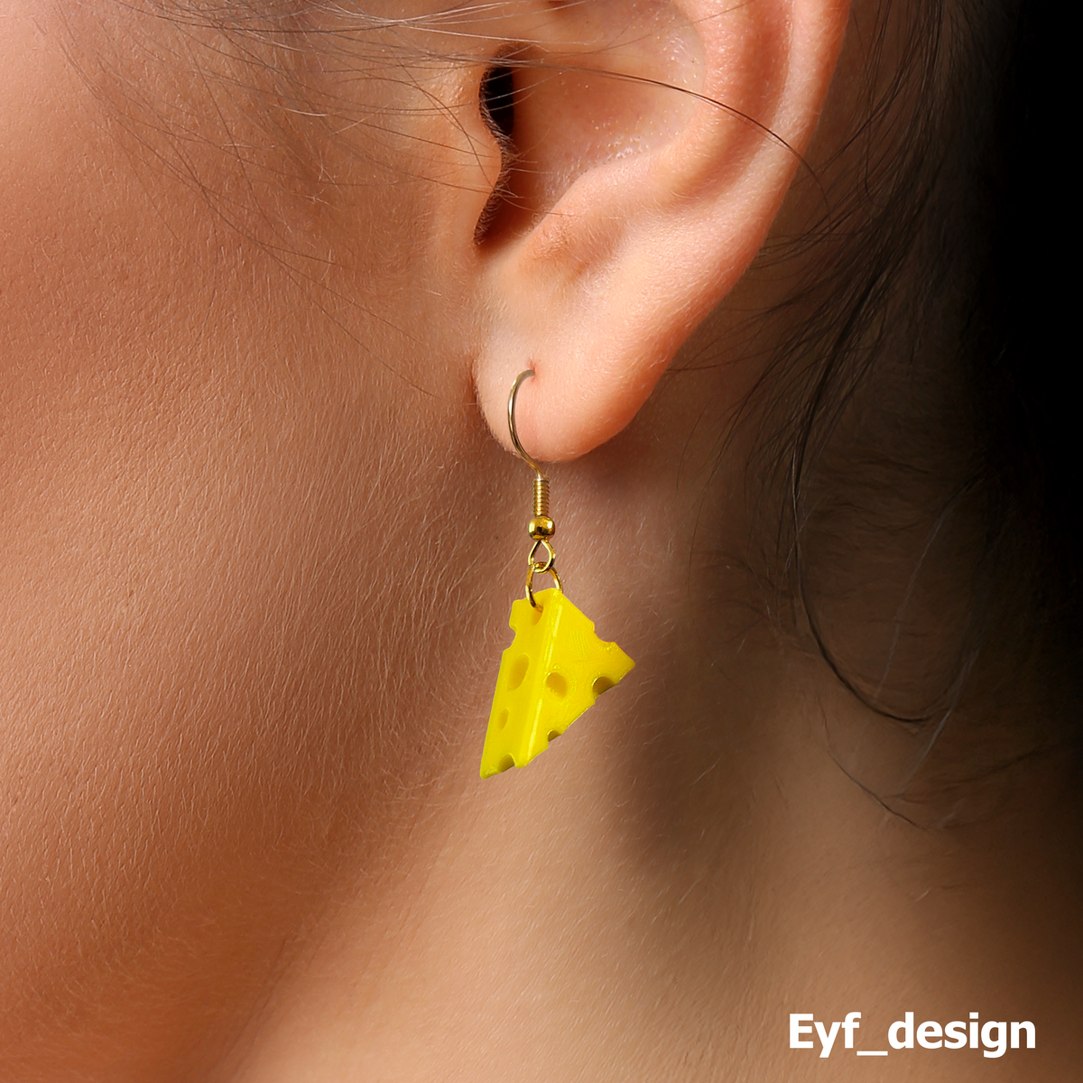 Cheese Earring