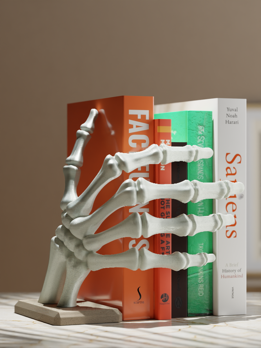 Skeleton Hand Bookstop