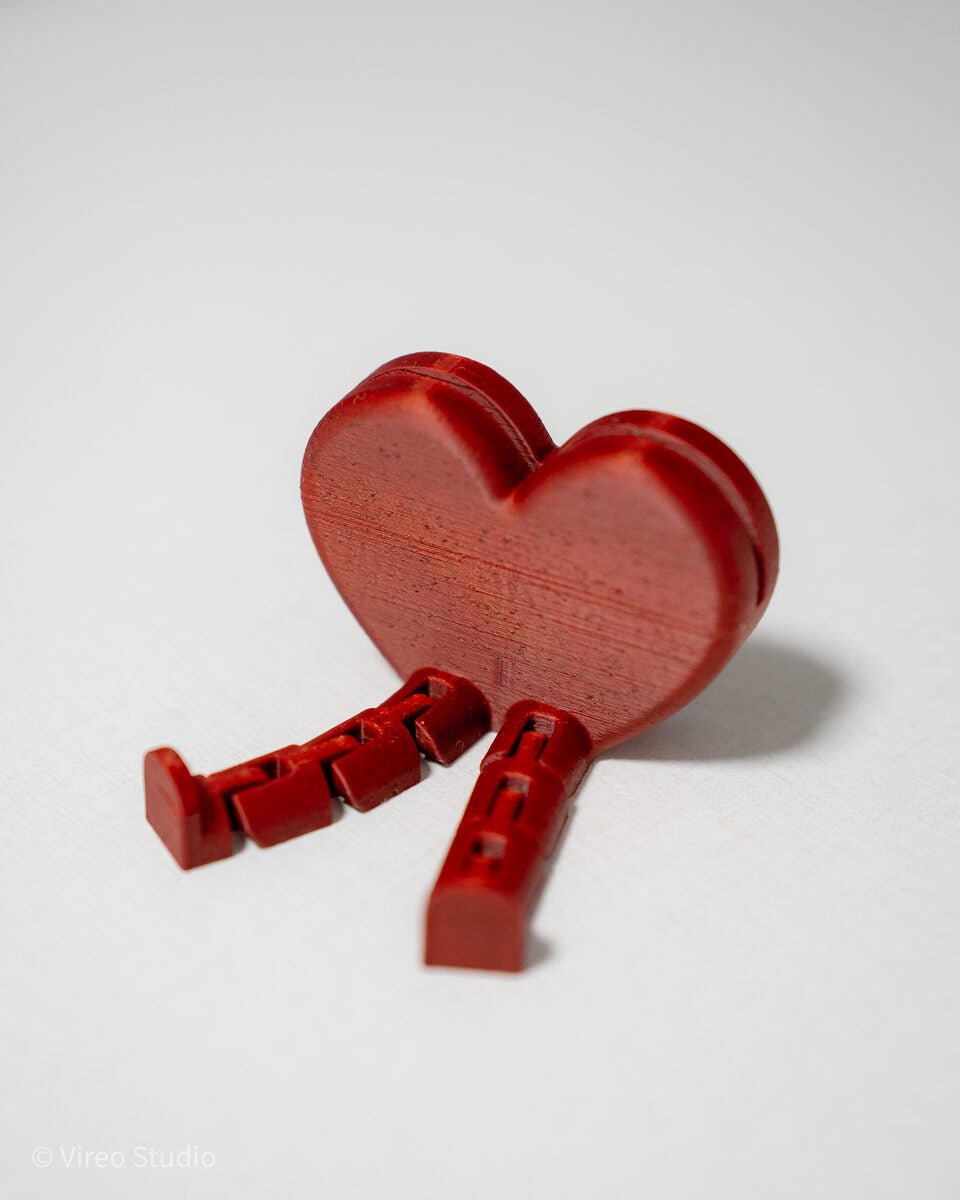 Flirty | Heart Photo & Card Display With Flexible Legs - OzFDM