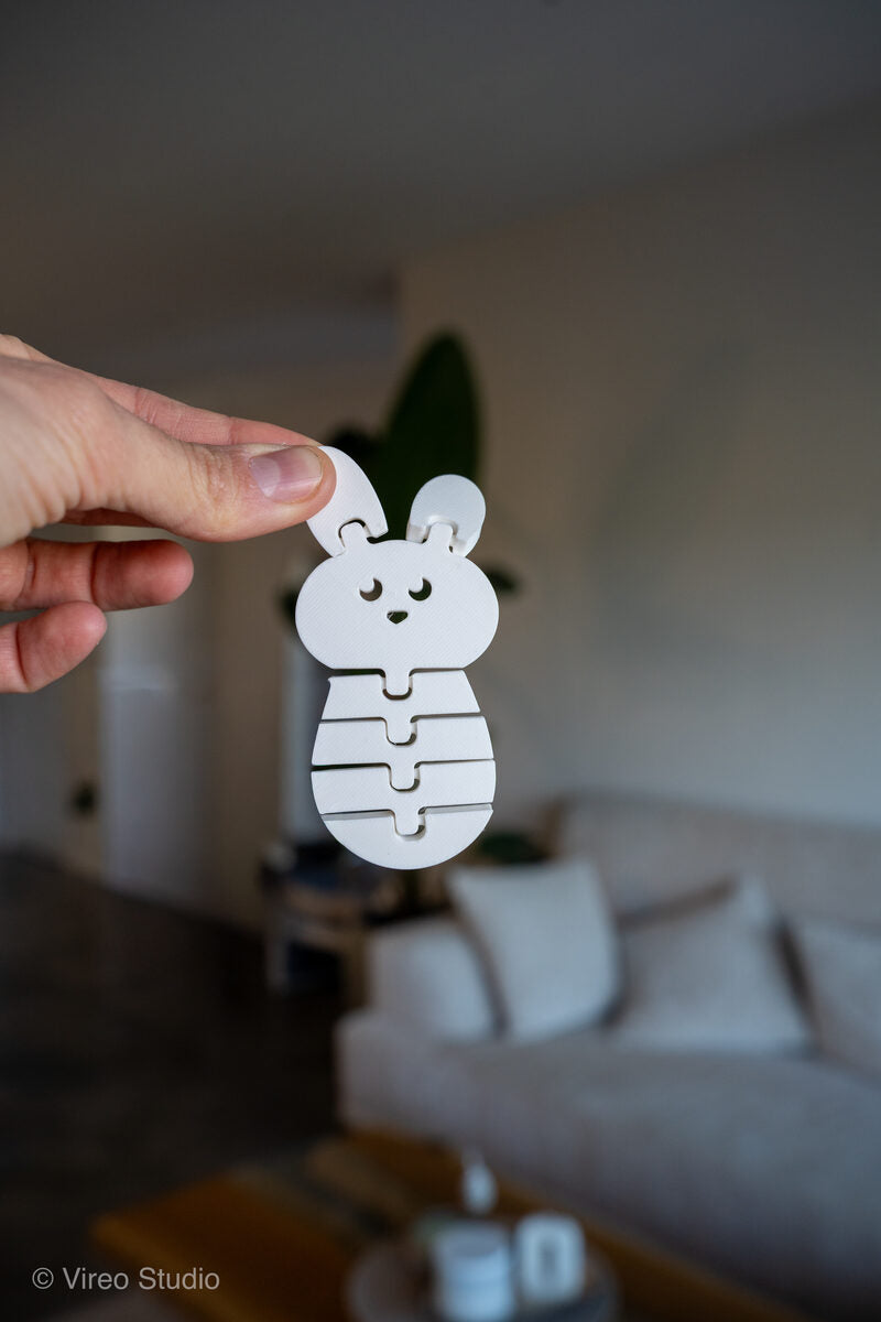 FlexiBuns | Easter Triple-Smile Flexible Bunny Bundle Keychains