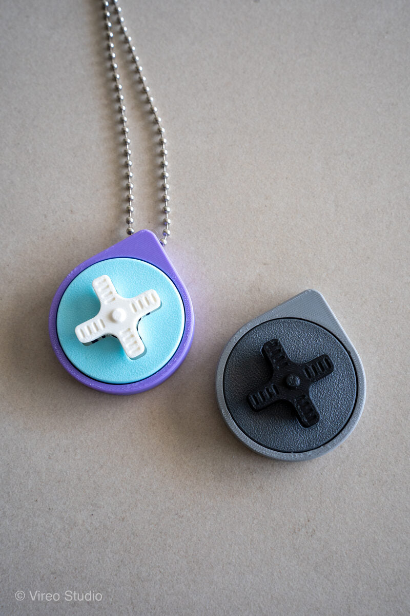 Mini Retro Snap – Fidget Keychain (3-Piece Press-Fit, No clicker needed, no supports)