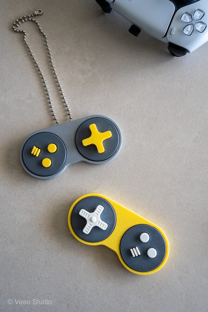 RetroSnap Fidget Controller Keychain | Snap-Fit, No Supports, No Clicker Needed - OzFDM