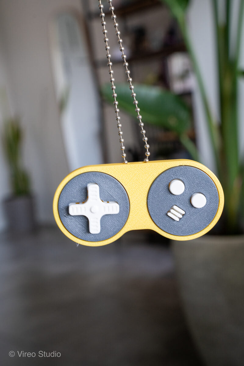 RetroSnap Fidget Controller Keychain | Snap-Fit, No Supports, No Clicker Needed