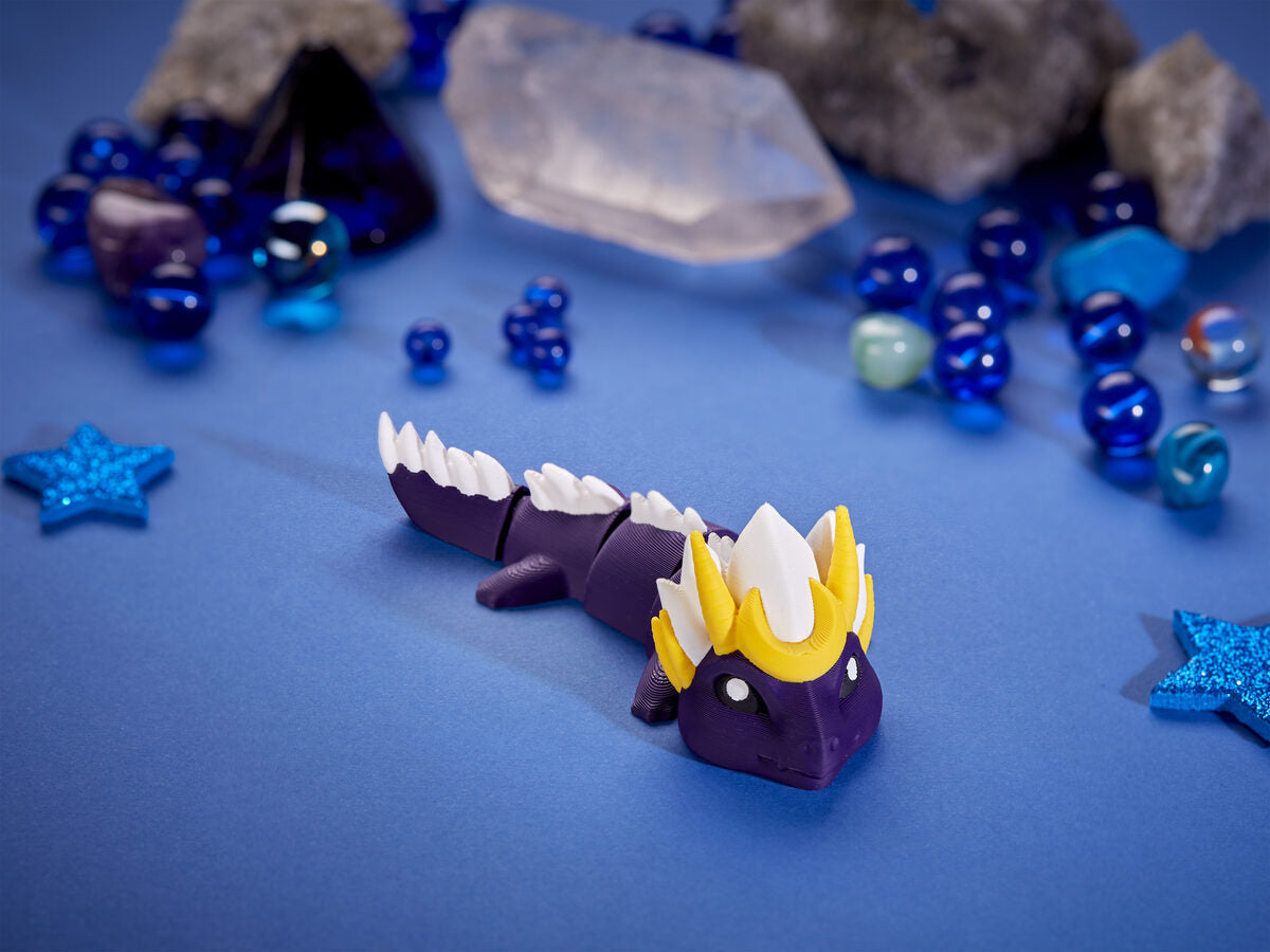 Moon Dragon - Articulated Keychain Figure